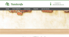 Desktop Screenshot of afshandicrafts.com