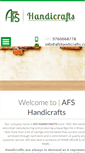 Mobile Screenshot of afshandicrafts.com